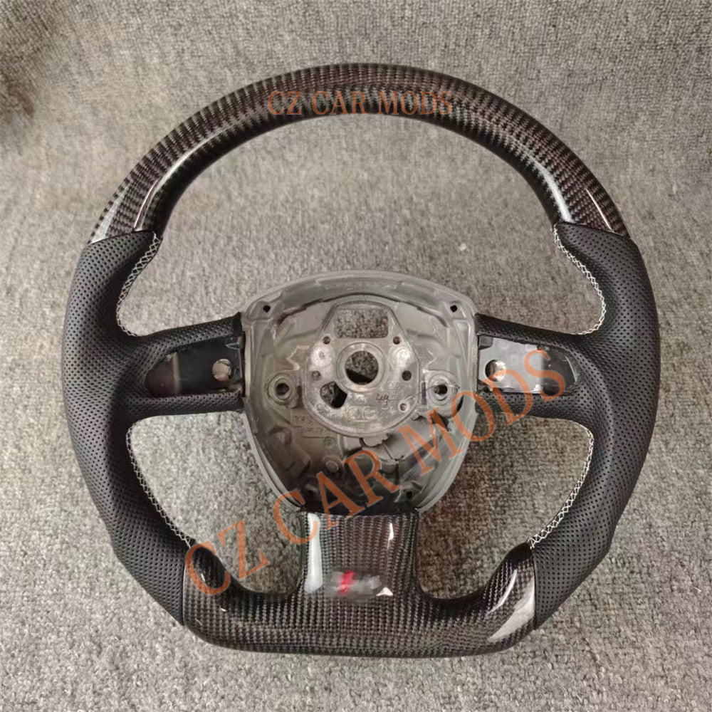 Custom Carbon Fiber Steering Wheel Auto Accessory Original Steering Wheel For Audi A4 2009 2010 2011 2012 2013 2014 2015 2016 Re-manufactured Steering Wheel