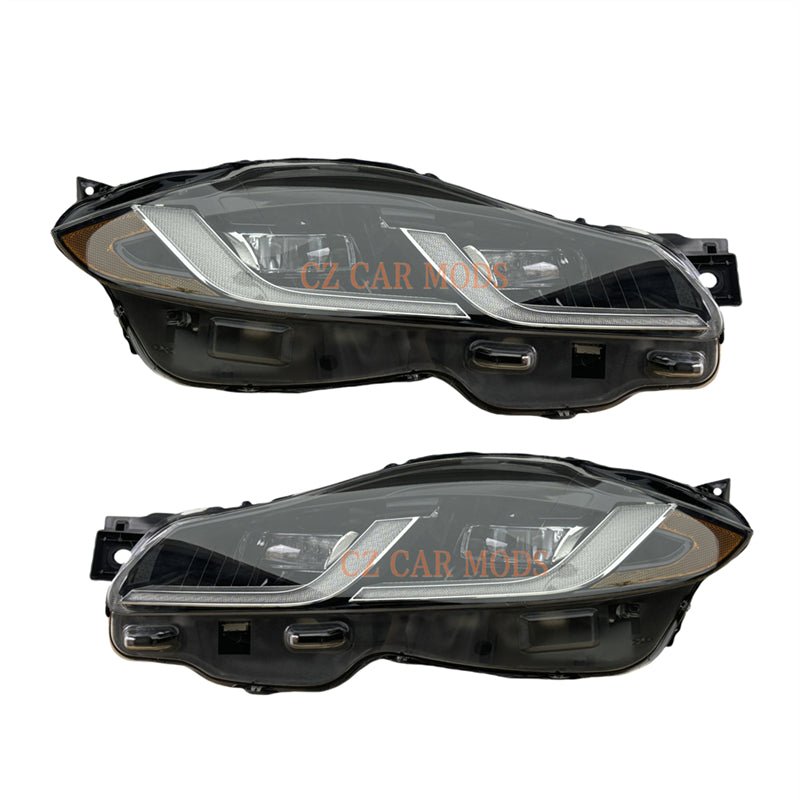 Wholesale 1 Pair LED Headlights Assembly For 2010 2011 2012 2013 2014 2015 Jaguar XJ LED For Upgrade LED Headlight Replacement Headlamps Head Lights