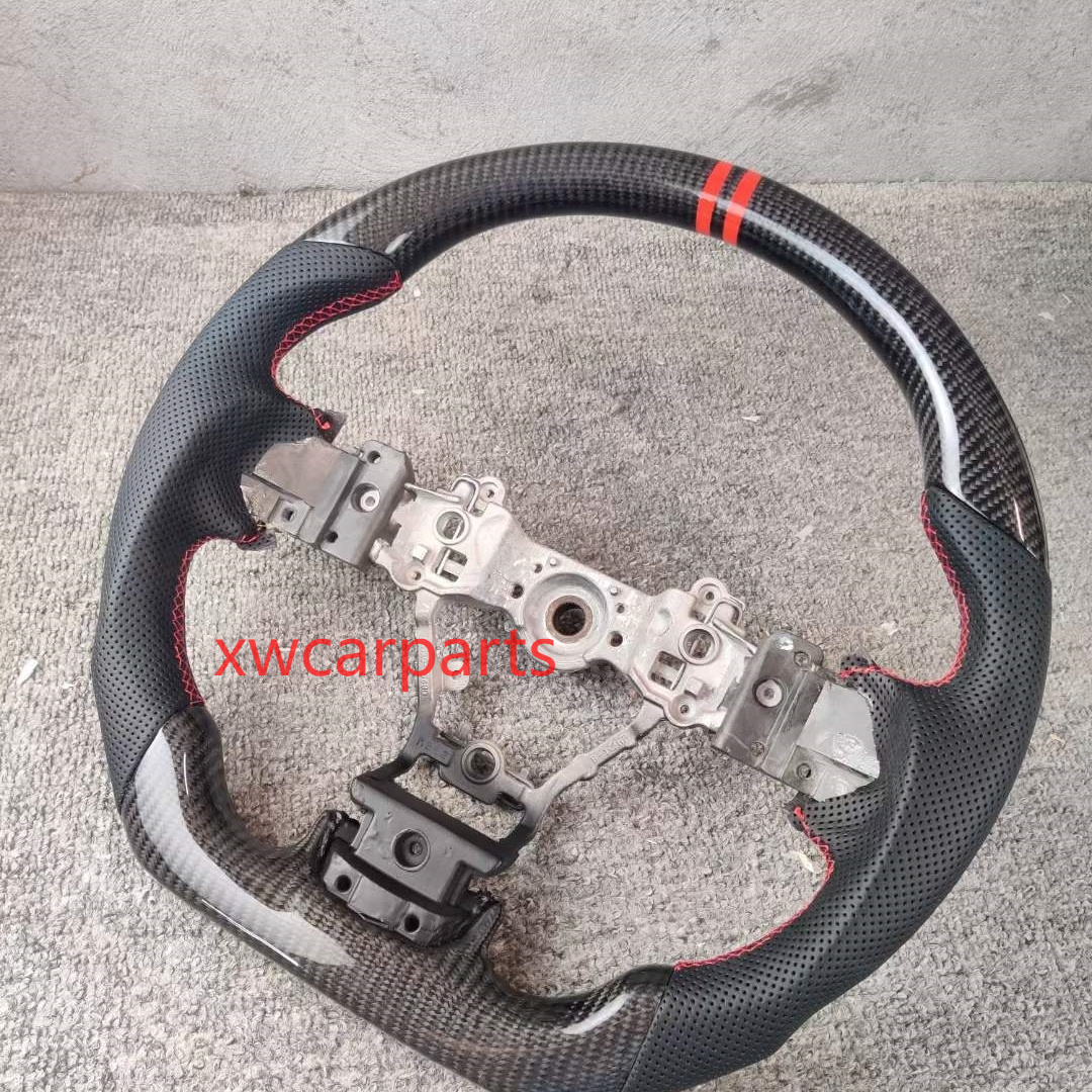 100% real Carbon Fiber Steering Wheel for Subaru XV Crosstrek 2012-2015 Forester 2014-2016