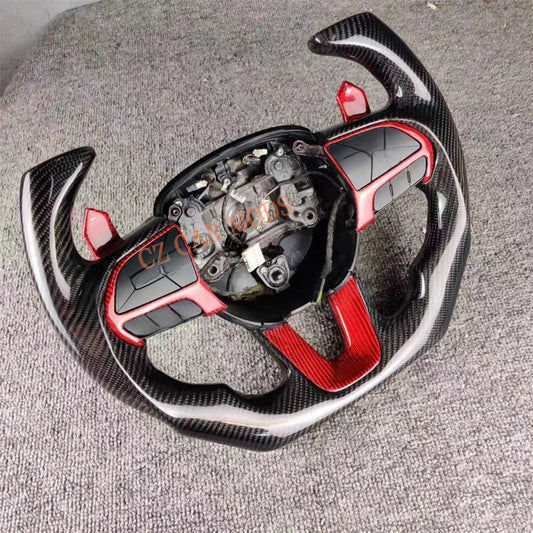 Customized Brand New Carbon Fiber Steering Wheel With Decor Cover Trim Auto Accessory For Jeep Grand Cherokee SRT 2014 2015 2016 2017 2018 2019 2020