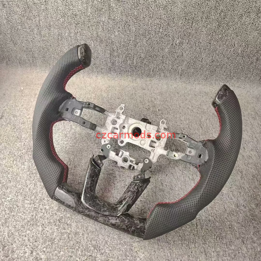 Customized 100% real Carbon Fiber Steering Wheel for Honda Civic 11th Gen 2022 2023 2024 F1 Shape