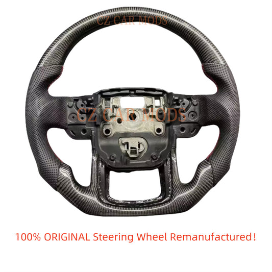 Custom Carbon Fiber Steering Wheel For Range Rover Sport 2014 2015 2016 2017 2018 2019 2020 2021 Auto Accessory ORIGINAL Steering Wheel Re-manufactured Customized Steering Wheel