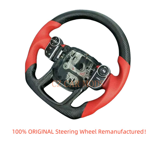 Custom Carbon Fiber Steering Wheel For Range Rover Sport 2015 2016 2017 2018 2019 2020 2021 Auto Accessory ORIGINAL Steering Wheel Re-manufactured Customized Steering Wheel