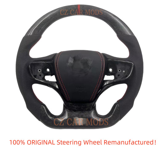 Custom Carbon Fiber Steering Wheel Auto Accessory Original Steering Wheel For 2019 2020 2021 2022 2023 2024 LEXUS ES250 ES300h ES350 UX UX200 UX250h Re-manufactured Steering Wheel