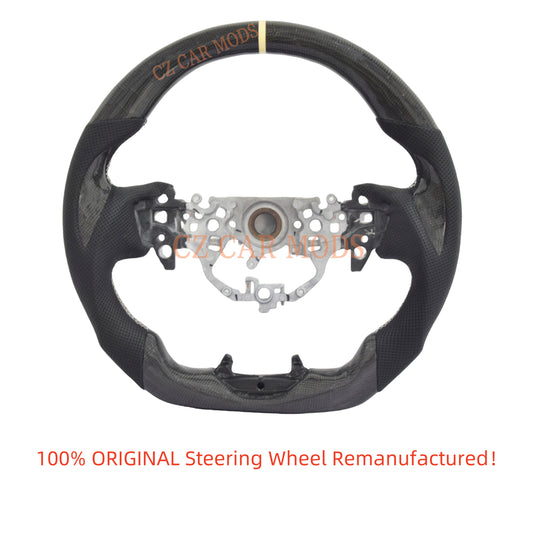 Custom Carbon Fiber Steering Wheel For 2024 Toyota Camry Auto Accessory Original Steering Wheel Re-manufactured Steering Wheel