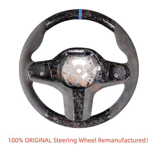 Custom Forged Carbon Fiber Steering Wheel Auto Accessory Steering Wheel For BMW M8 2018 2019 2020 2021 2022 Re-manufactured