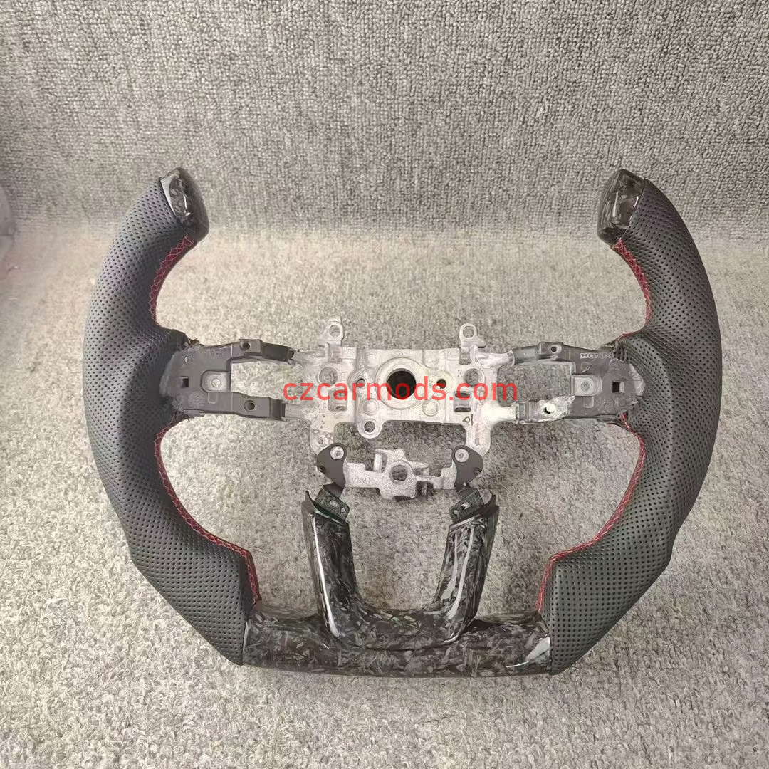 Customized 100% real Carbon Fiber Steering Wheel for Honda Civic 11th Gen 2022 2023 2024 F1 Shape