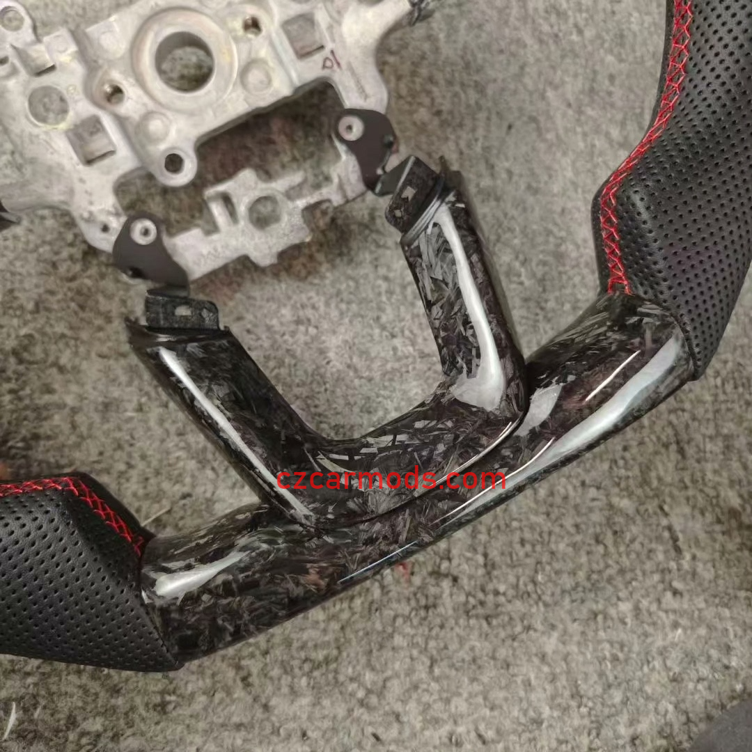 Customized 100% real Carbon Fiber Steering Wheel for Honda Civic 11th Gen 2022 2023 2024 F1 Shape