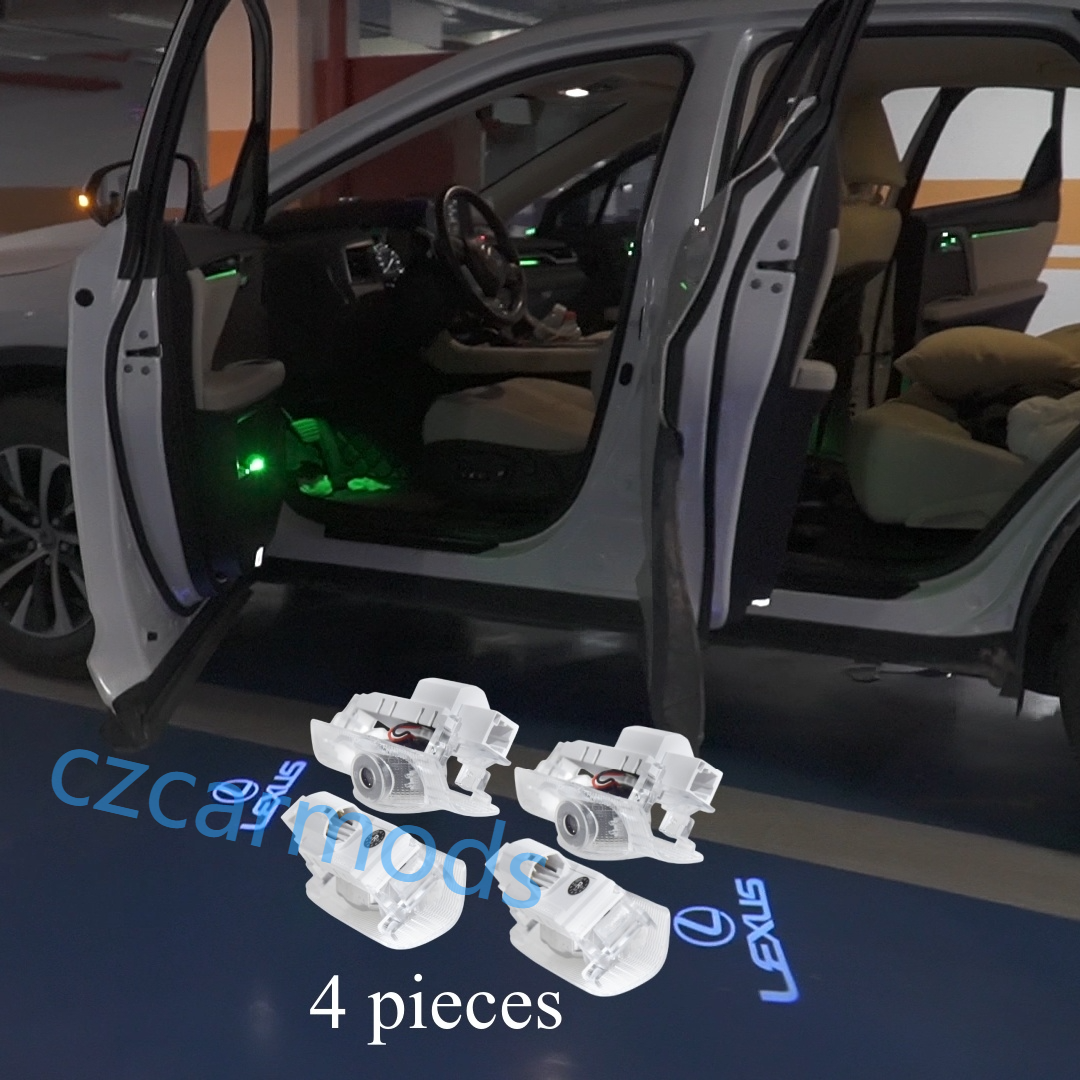 2pcs/4pcs Car Door Welcome Light Door Laser Logo Light LED for LEXUS   ES IS GX RX GS LS LX RC UX