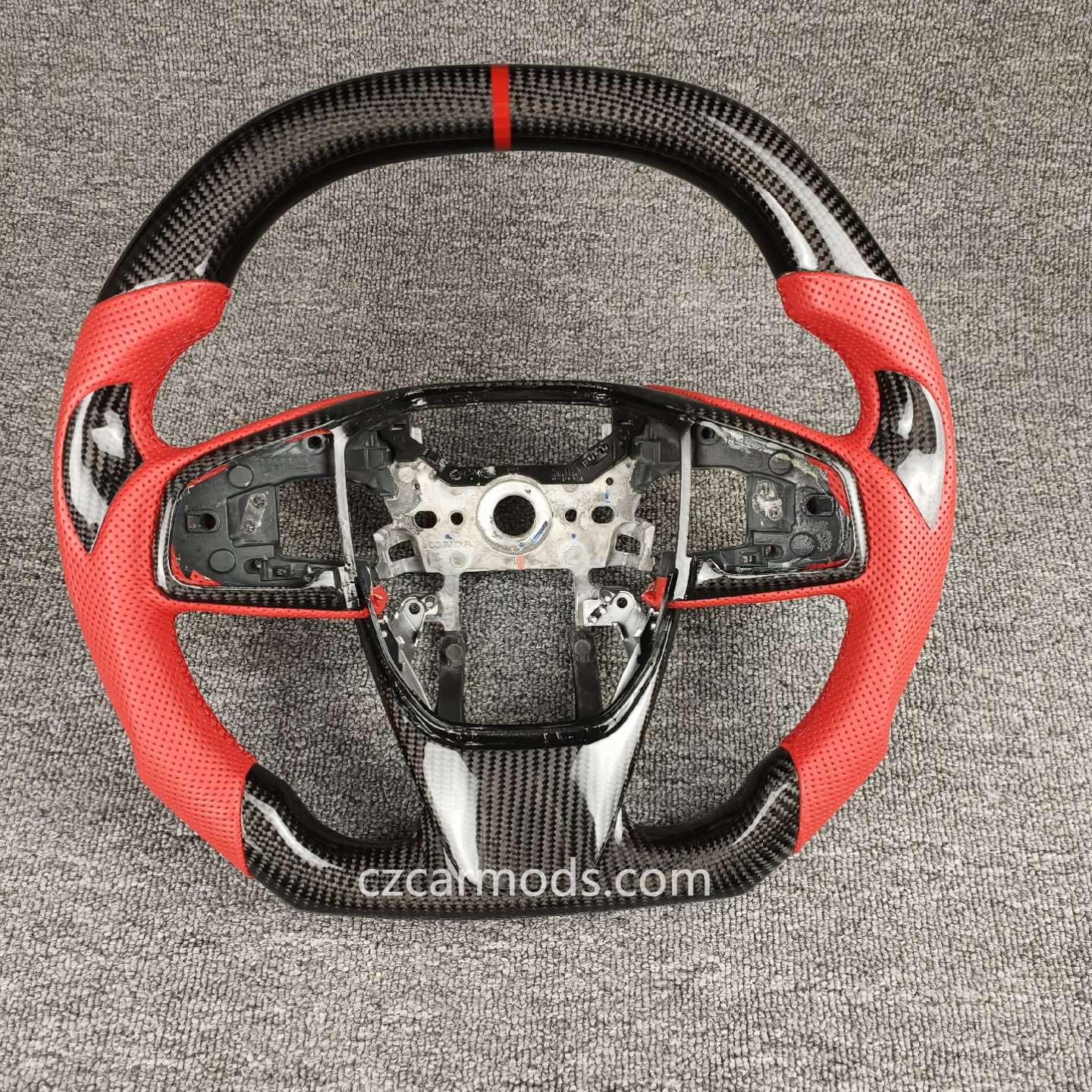 Customized 100% real Carbon Fiber Steering Wheel for Honda 10th gen Civic 2016-2021