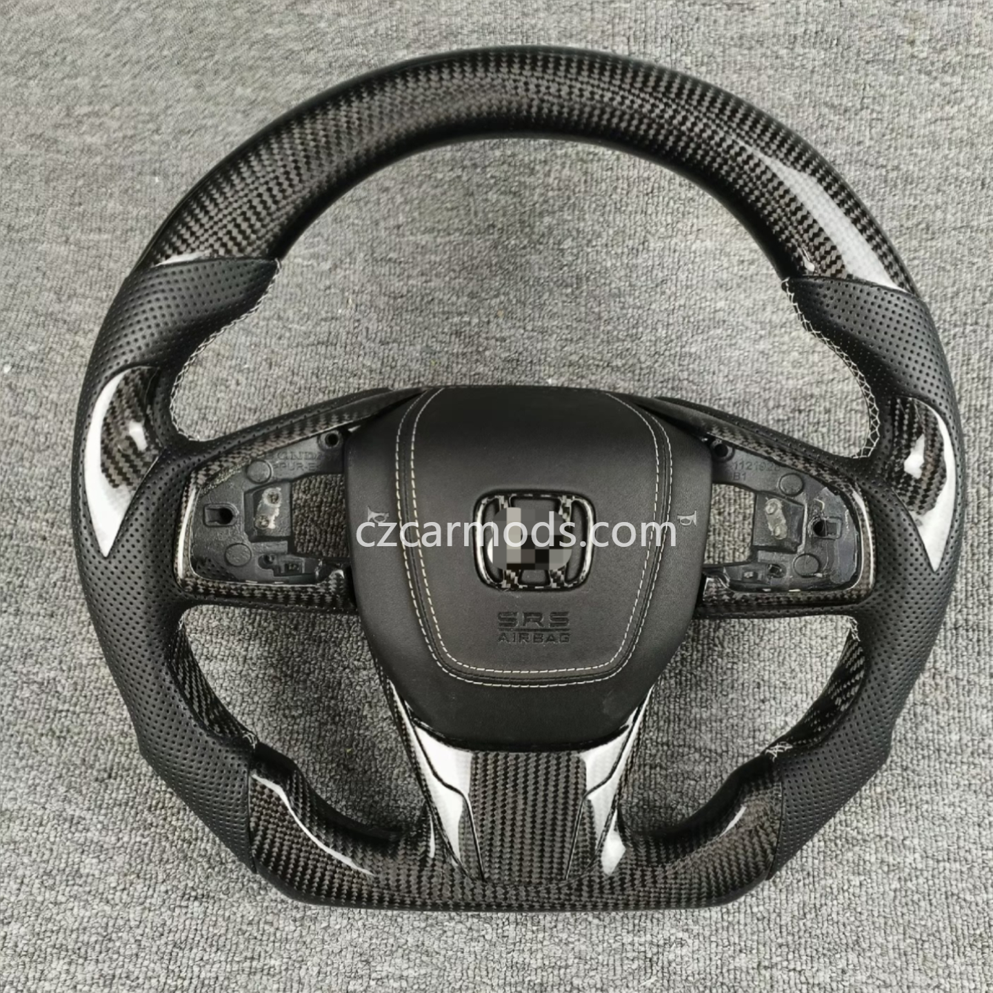 Customized 100% real Carbon Fiber Steering Wheel for Honda 10th gen Civic 2016-2021