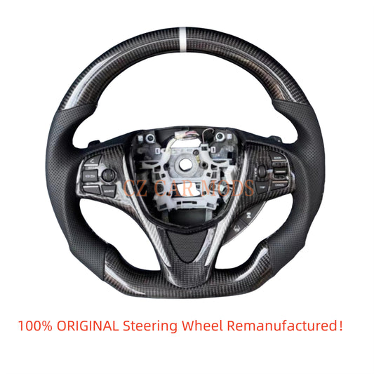 Customized Carbon Fiber Steering Wheel Auto Accessory Original Steering Wheel Re-manufactured For Honda Acura TLX 2015 2016 2017 2018 2019 2020