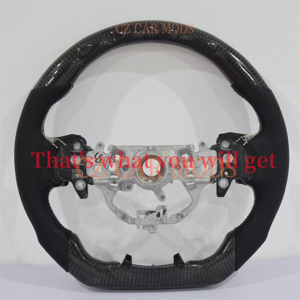 Custom Carbon Fiber Steering Wheel For Toyota Camry 2024 Auto Accessory Original Steering Wheel Re-manufactured Steering Wheel