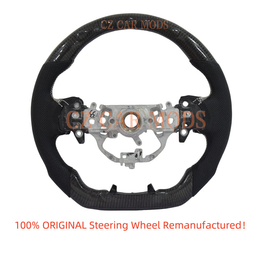 Custom Carbon Fiber Steering Wheel For Toyota Camry 2024 Auto Accessory Original Steering Wheel Re-manufactured Steering Wheel