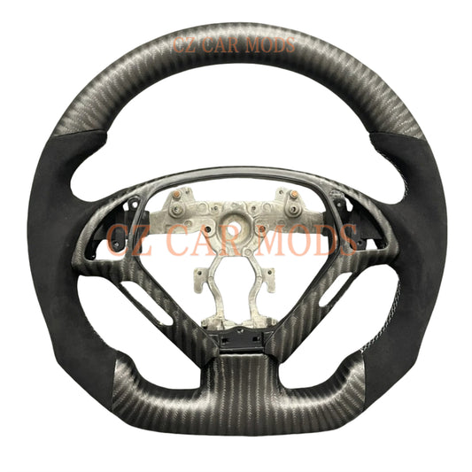 Customized Brand New Alcantara Carbon Fiber Steering Wheel For INFINITI G37 G37X G25 2008 2009 2010 2011 2012 2013 Auto Accessory 100% Brand New Steering Wheel Steering Wheel