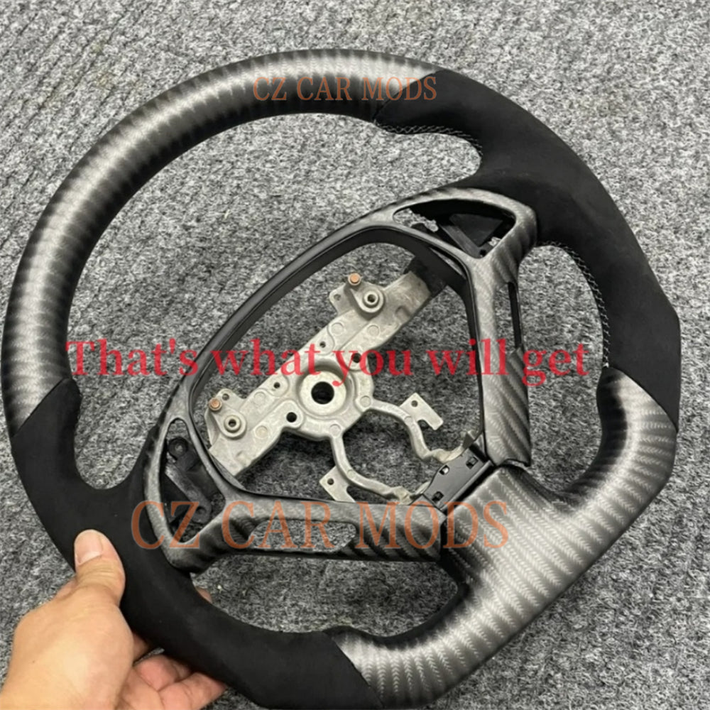 Customized Brand New Alcantara Carbon Fiber Steering Wheel For INFINITI G37 G37X G25 2008 2009 2010 2011 2012 2013 Auto Accessory 100% Brand New Steering Wheel Steering Wheel