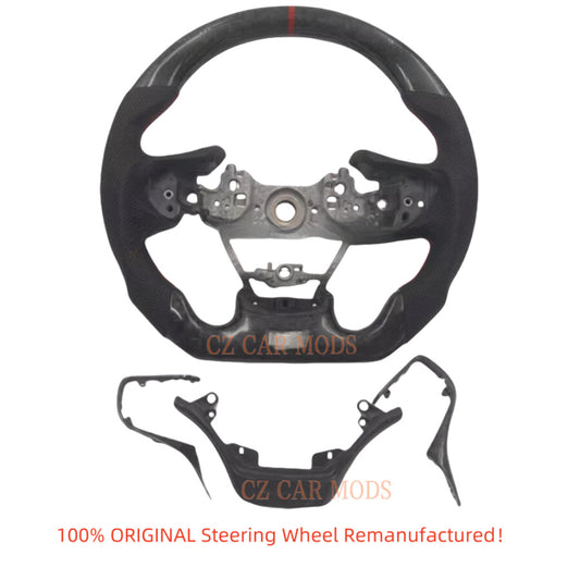 Custom Carbon Fiber Steering Wheel Auto Accessory Original Steering Wheel For LEXUS 2018-2024 LS 2019-2024 UX 2019-2024 ES Re-manufactured Steering Wheel