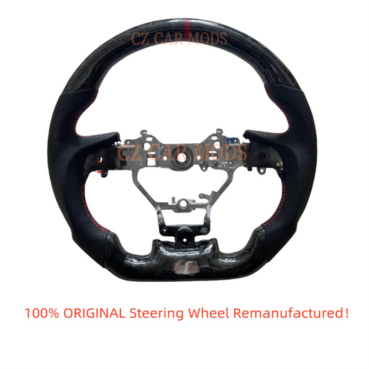 Custom Real Carbon Fiber Steering Wheel Auto Accessory Original Steering Wheel For LEXUS 2016-2018 ES 2016-2022 RX 2016-2021 LX 2016-2020 GS 2020-2023 GX Re-manufactured Steering Wheel