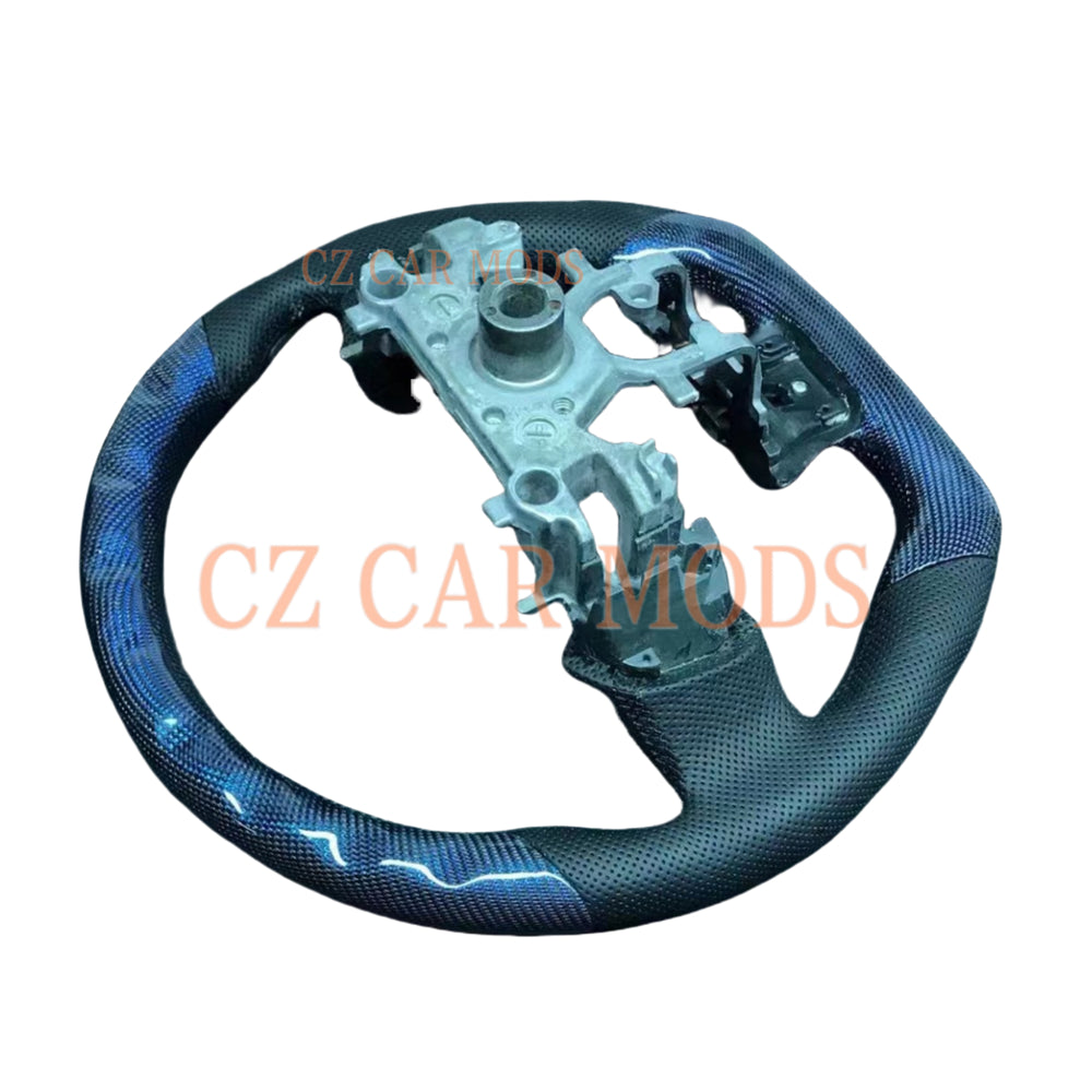 Customized Real Carbon Fiber Steering Wheel Auto Accessory Original Steering Wheel Re-manufactured Steering Wheel For 2014 2015 2016 2017 INFINITI Q50