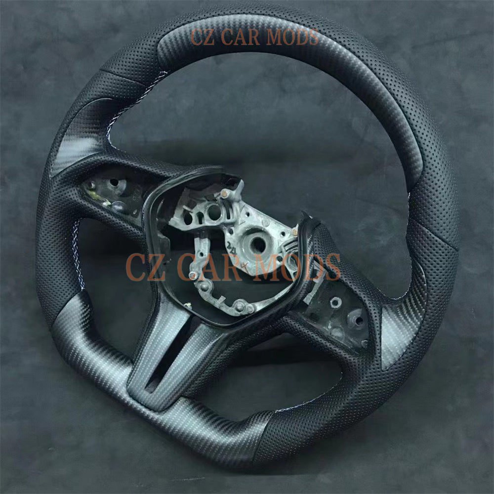 Custom Brand New Real Carbon Fiber Steering Wheel Auto Accessory Original Steering Wheel For 2018 2019 2020 2021 2022 2023 2024 INFINITI Q50 Q60 QX60 QX50 Steering Wheel