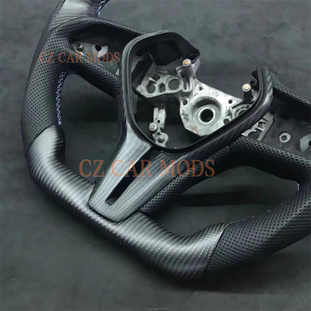 Custom Brand New Real Carbon Fiber Steering Wheel Auto Accessory Original Steering Wheel For 2018 2019 2020 2021 2022 2023 2024 INFINITI Q50 Q60 QX60 QX50 Steering Wheel