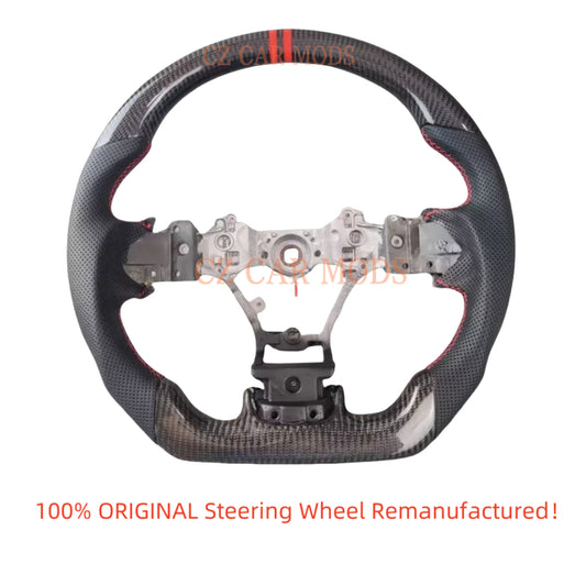 Custom Carbon Fiber Steering Wheel For SUBARU XV Crosstrek Forester Auto Accessory ORIGINAL Steering Wheel Re-manufactured Customized Steering Wheel