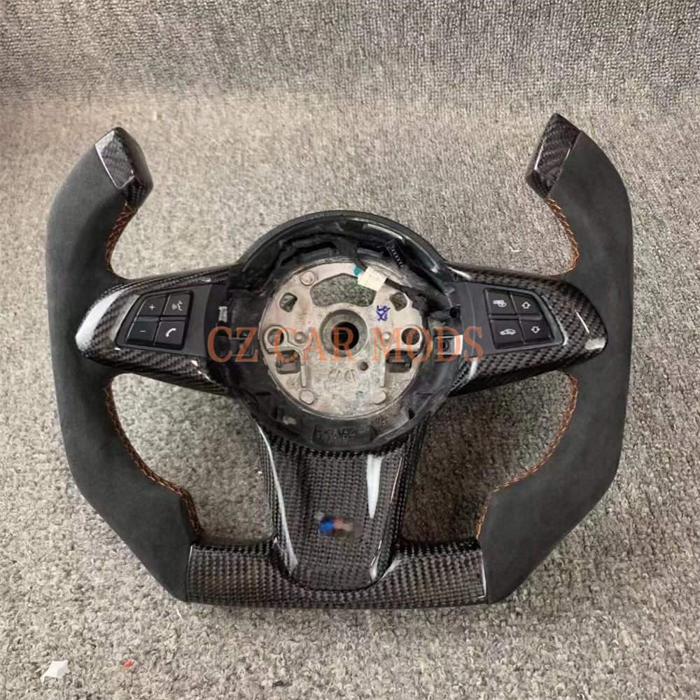 Custom Alcantara Carbon Fiber Steering Wheel Auto Accessory Original Steering Wheel Remanufactured For 2009 2010 2011 2012 2013 2014 2015 2016 BMW Z4 E86