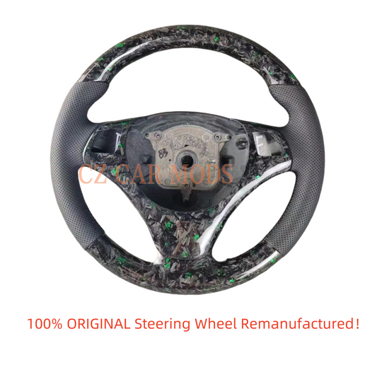 Customized Real Carbon Fiber Steering Wheel Original Steering Wheel Re-manufactured Steering Wheel Auto Accessory For BMW 3 Series E90 E92 E82 E87 328i 2007 2008 2009 2010 2011 2012 2013