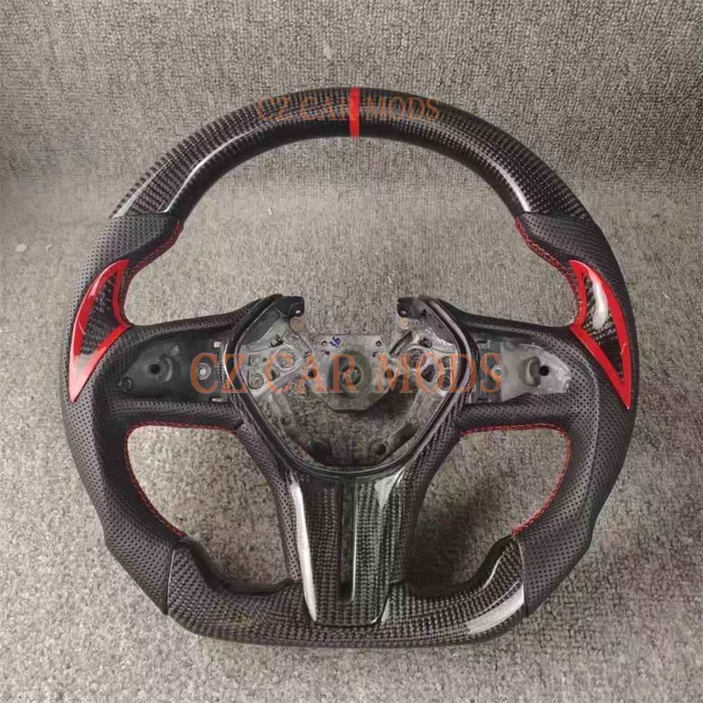 Customized Brand New Carbon Fiber Steering Wheel For INFINITI Q50 Q60 QX60 QX50 2018 2019 2020 2021 2022 2023 2024 Auto Accessory Steering Wheel Steering Wheel