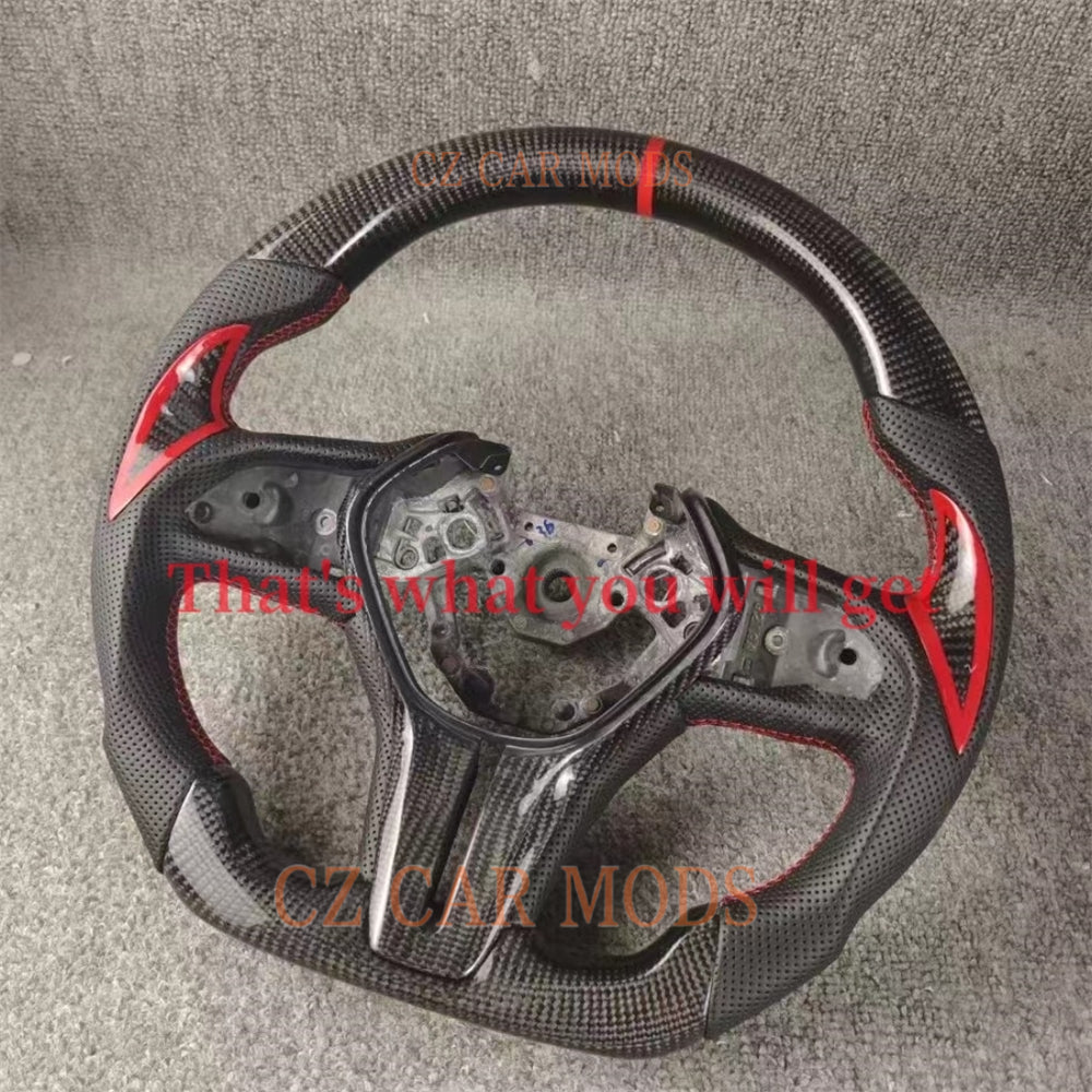 Customized Brand New Carbon Fiber Steering Wheel For INFINITI Q50 Q60 QX60 QX50 2018 2019 2020 2021 2022 2023 2024 Auto Accessory Steering Wheel Steering Wheel