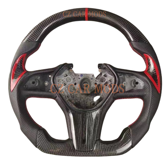 Customized Brand New Carbon Fiber Steering Wheel For INFINITI Q50 Q60 QX60 QX50 2018 2019 2020 2021 2022 2023 2024 Auto Accessory Steering Wheel Steering Wheel