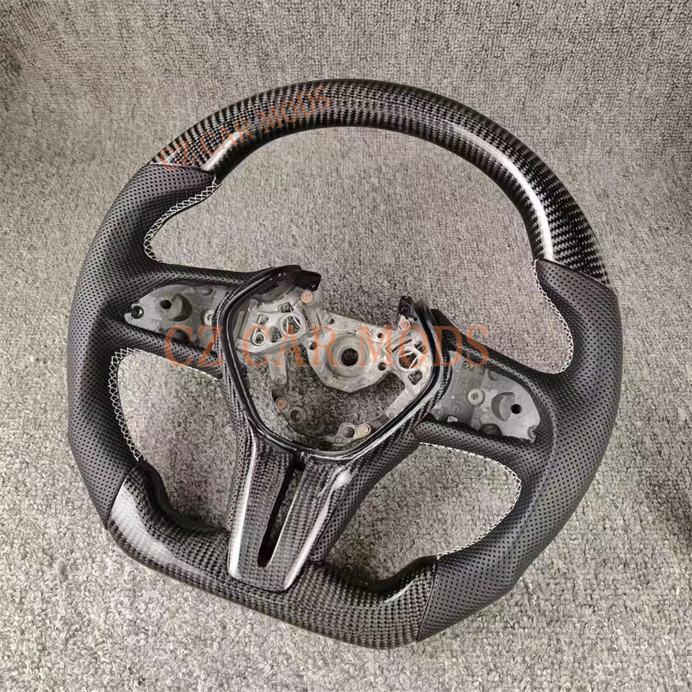 Custom Brand New Real Carbon Fiber Steering Wheel Auto Accessory Steering Wheel Steering Wheel For 2018 2019 2020 2021 2022 2023 2024 INFINITI Q50 Q60 QX60 QX50