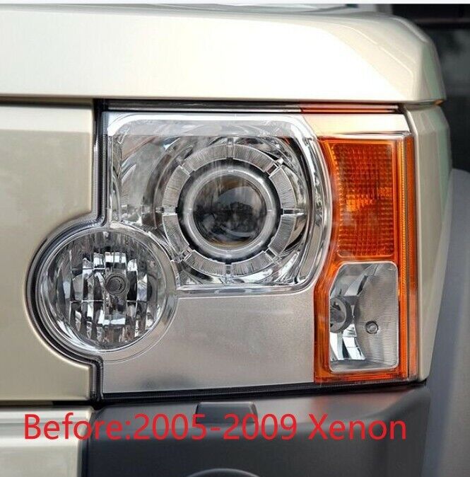 2005 2006 2007 2008 2009 Land Rover Discovery 3 xenon headlights to 2014-2016 Discovery 4 xenon WITH AFS