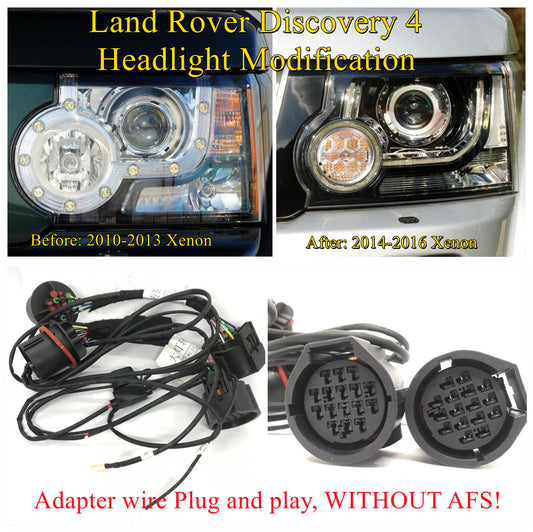 2010 2011 2012 2013 Discovery 4 xenon headlights  to 2014-2016 xenon WITHOUT AFS