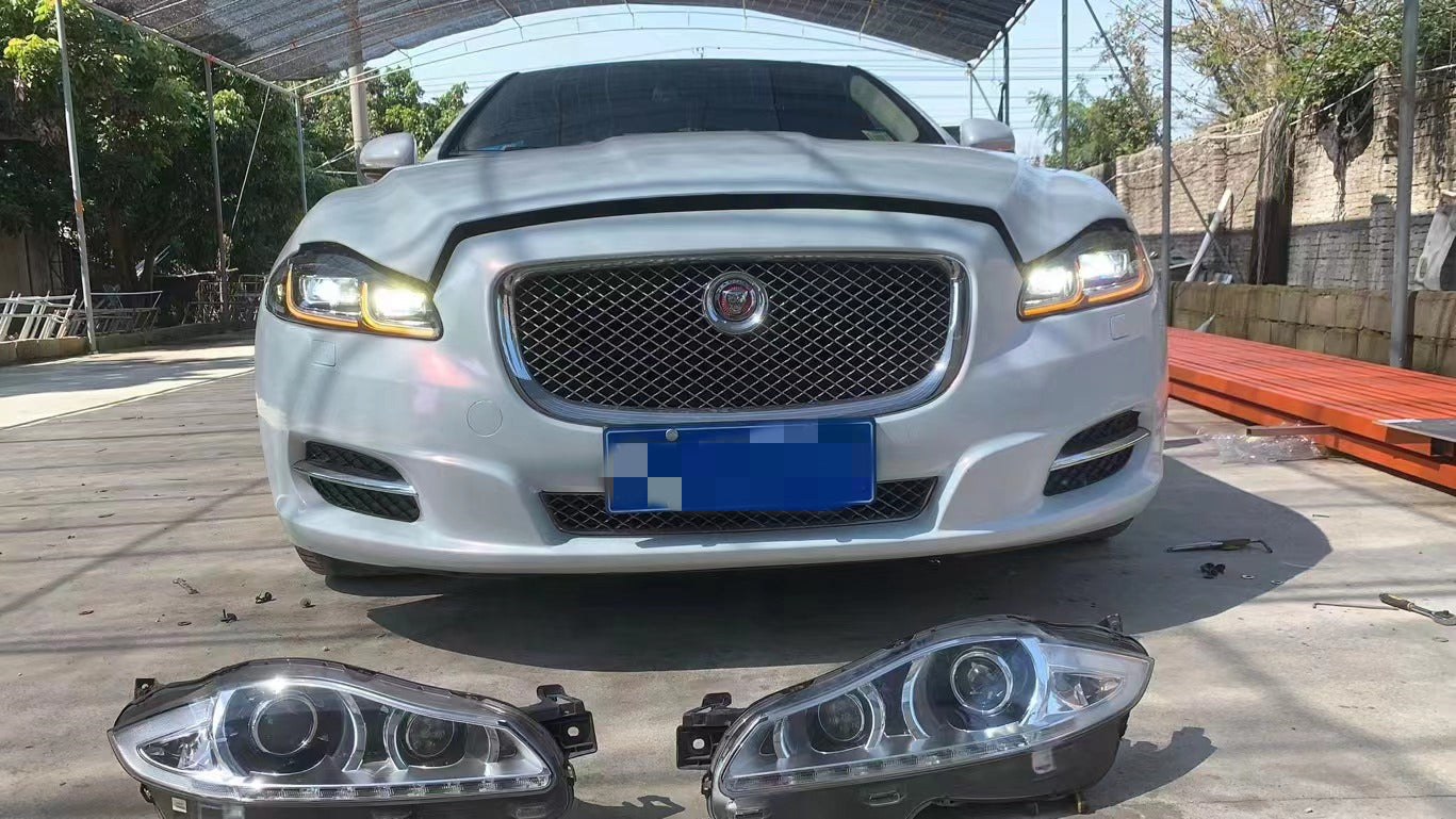 2010 11 12 13 14 15 Jaguar XJ Xenon to LED 2019 Car Headlight Replacement Headlights Upgrade led